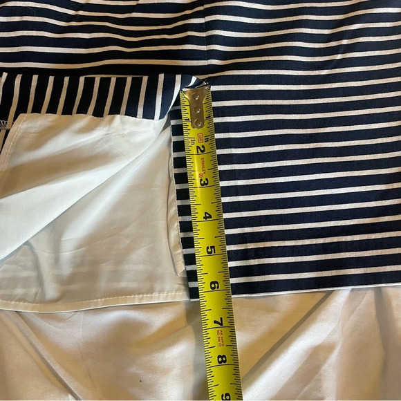 Margaret M Women’s Navy White Striped Pencil Skirt Size Small - Picture 5 of 11